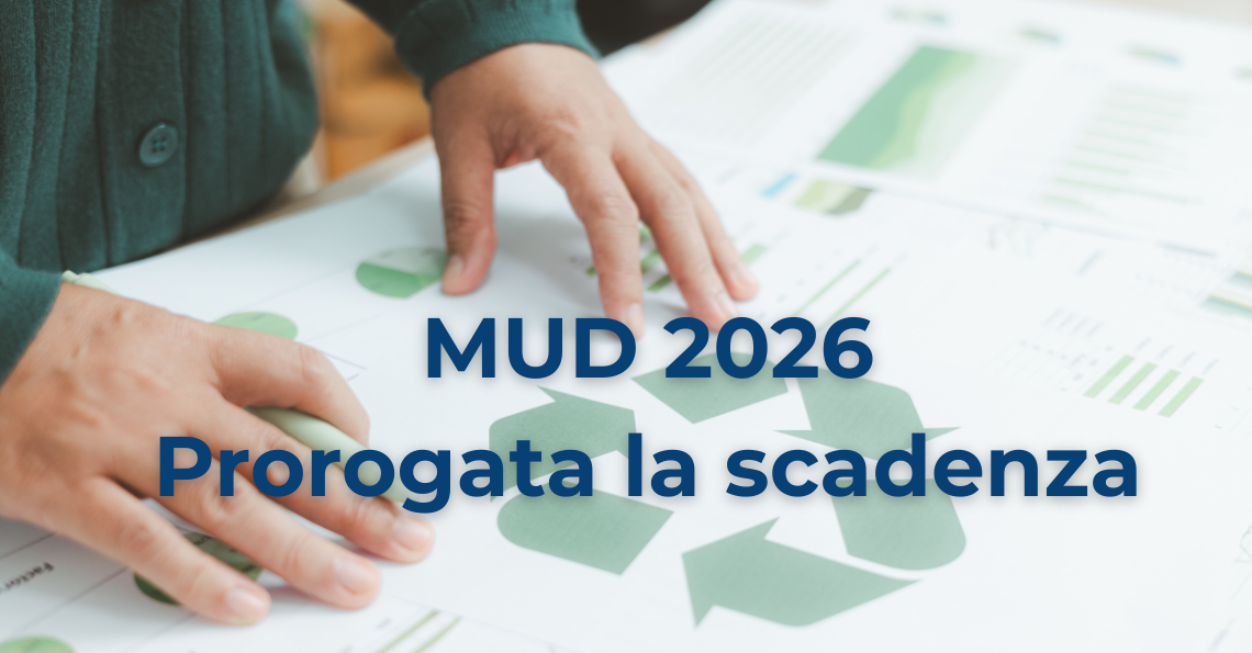 PROROGA PRESENTAZIONE MUD 2026